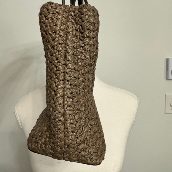Nine West Brown Woven Handbag - Picture 3 of 4